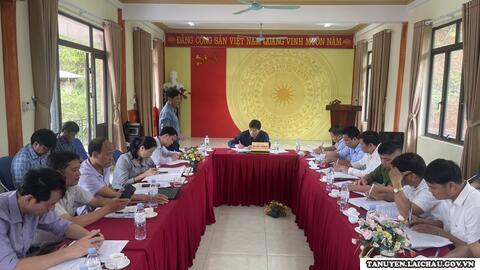 Huyện ủy Tân Uyên: Kiểm tra tình hình thực hiện  Chương trình mục tiêu Quốc gia xây dựng NTM tại xã Nậm Sỏ